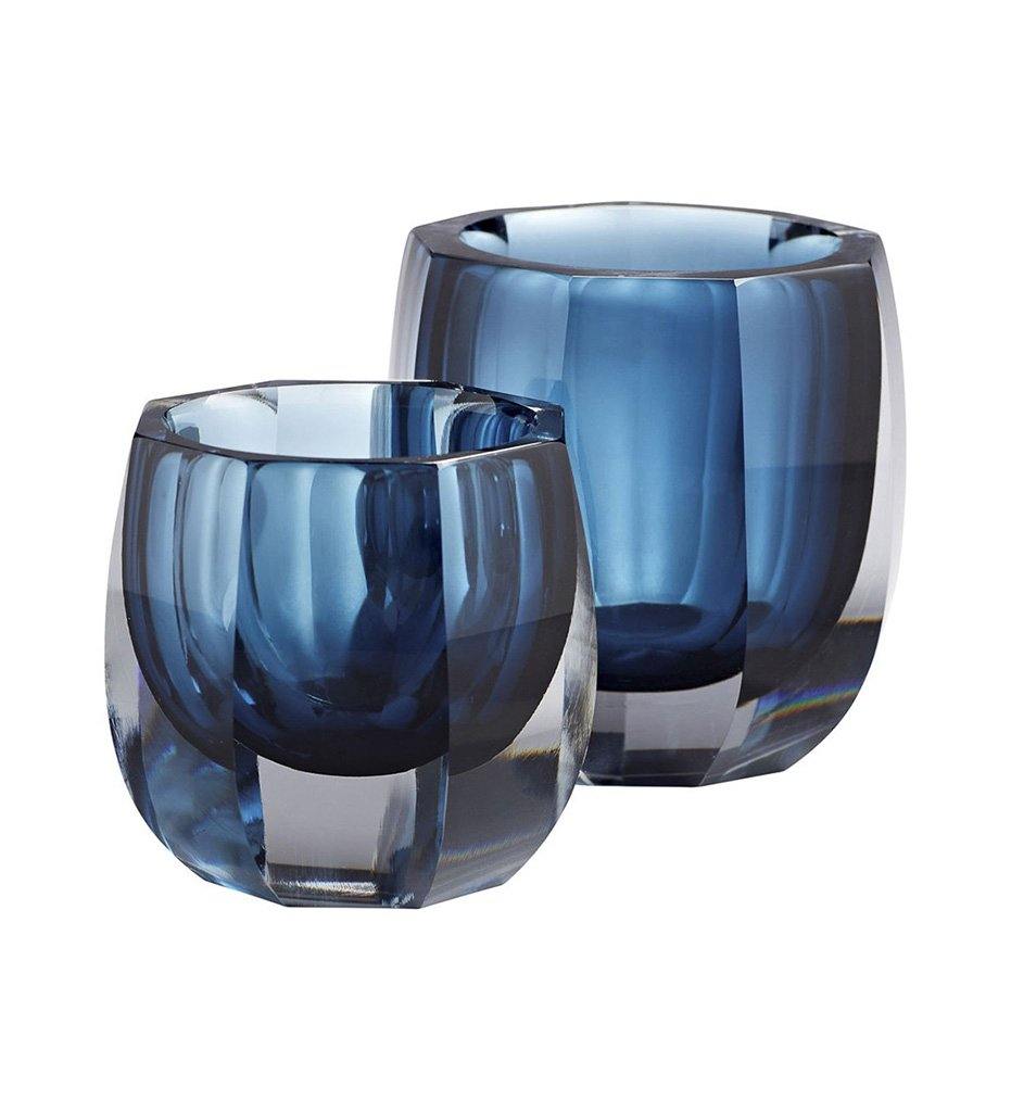 Allred Co-Cyan Design-Azure Opulence Vase - Pair