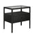 Ethnicraft-Oak Spindle Bedside Table - Black-51235