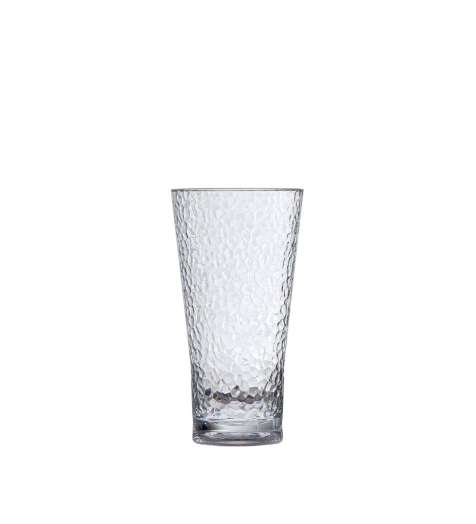 Hammered Outdoor Iced Beverage Glass - Set of 6