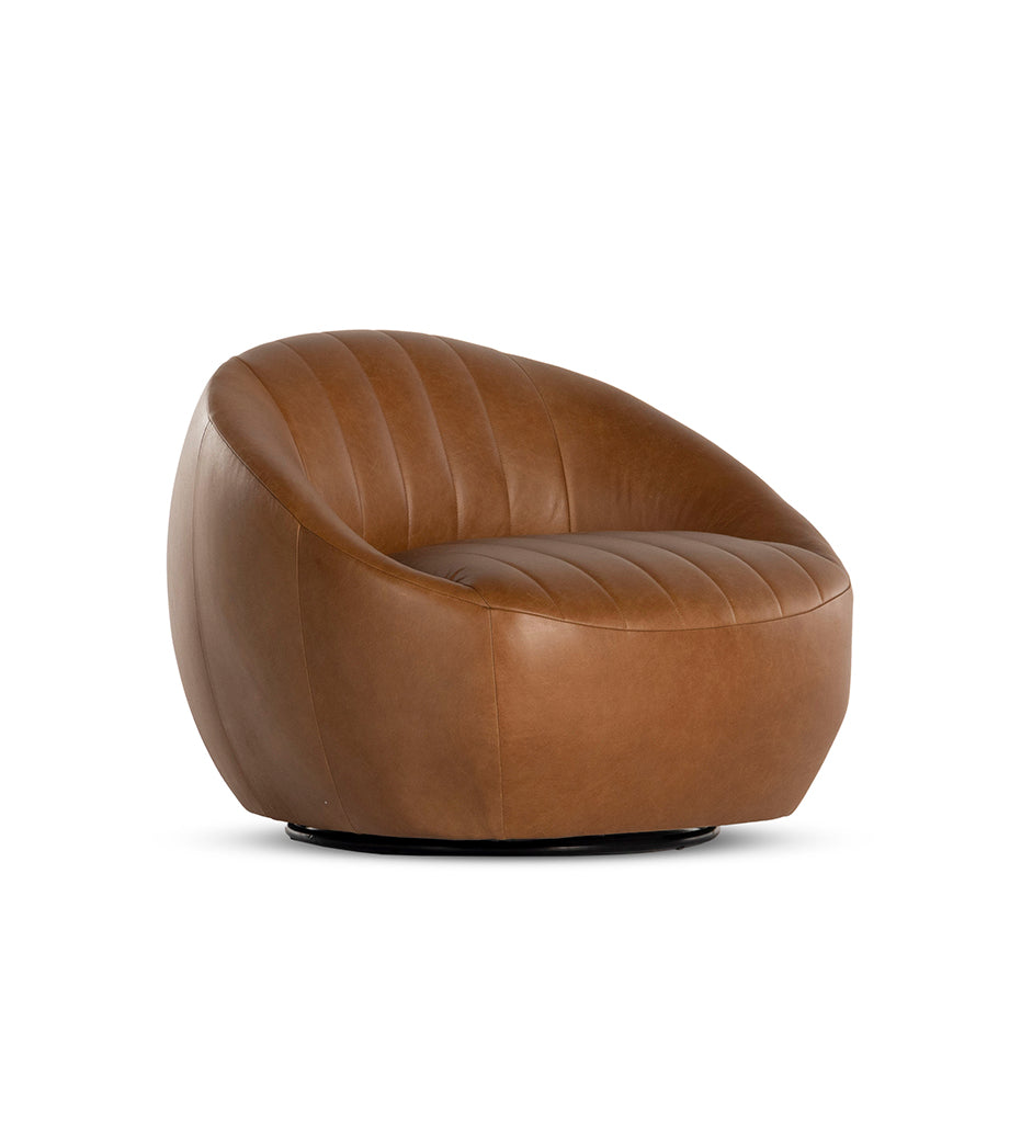 Four Hands-Audie Swivel Chair-Heirloom Sienna-226408-005