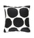 On The Spot Black Indoor/Outdoor Decorative Pillow
