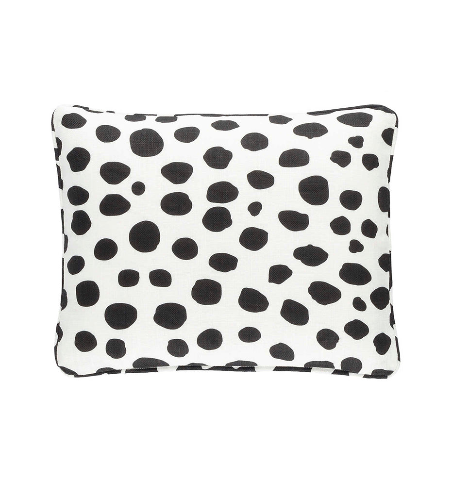 Spot On Black Indoor/Outdoor Pillow