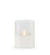 Frosted Glass LED Wax Candle 4 x 4 x 5