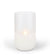 Frosted Glass LED Wax Candle 4.7 x 8