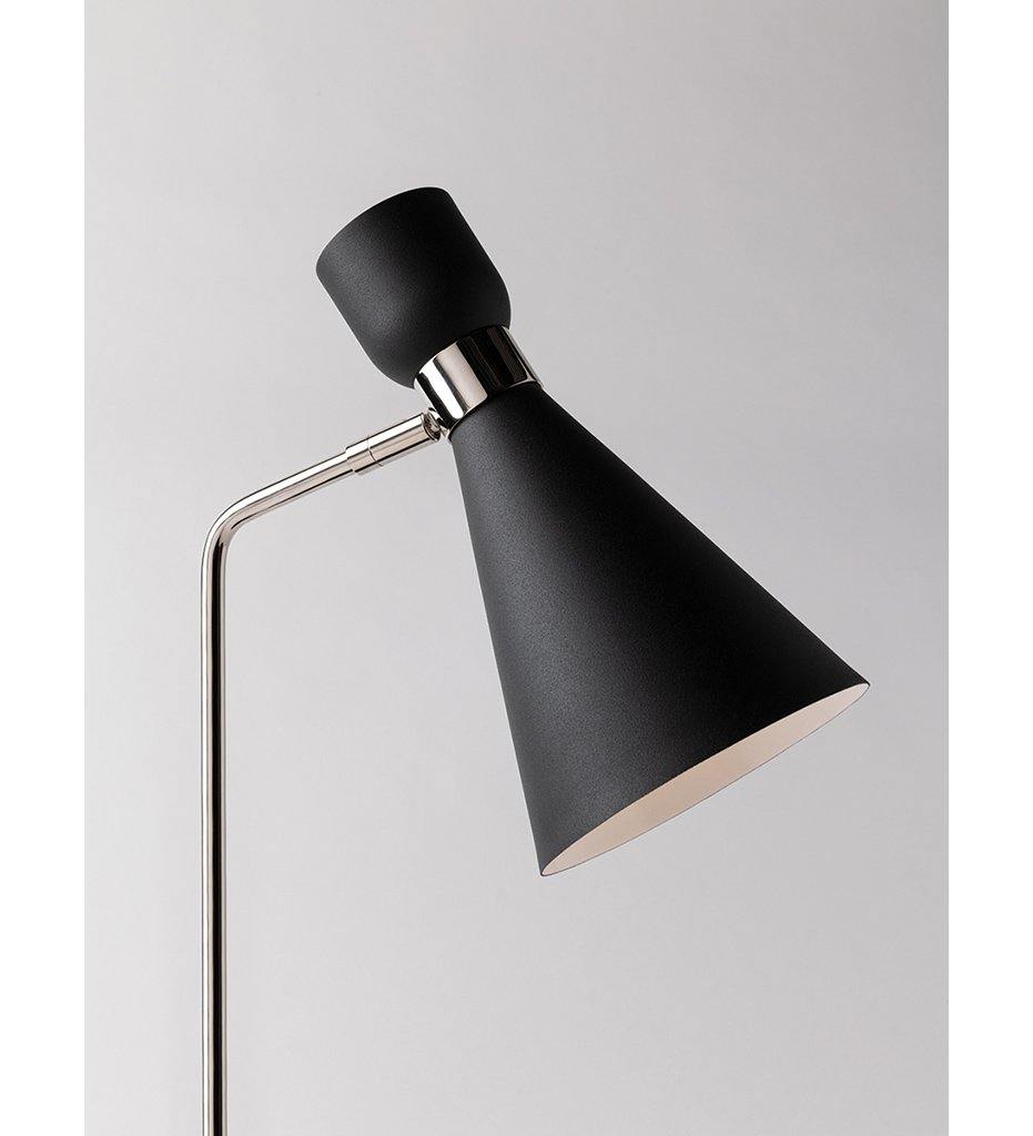 Allred Collaborative-Hudson Valley Lighting Group-Nicole Table Lamp,image:Polished Nickel-Black PN-BK # HL295401-PN/BK