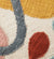 Close-up of PLL0006 Multi Color Pillow and its details.