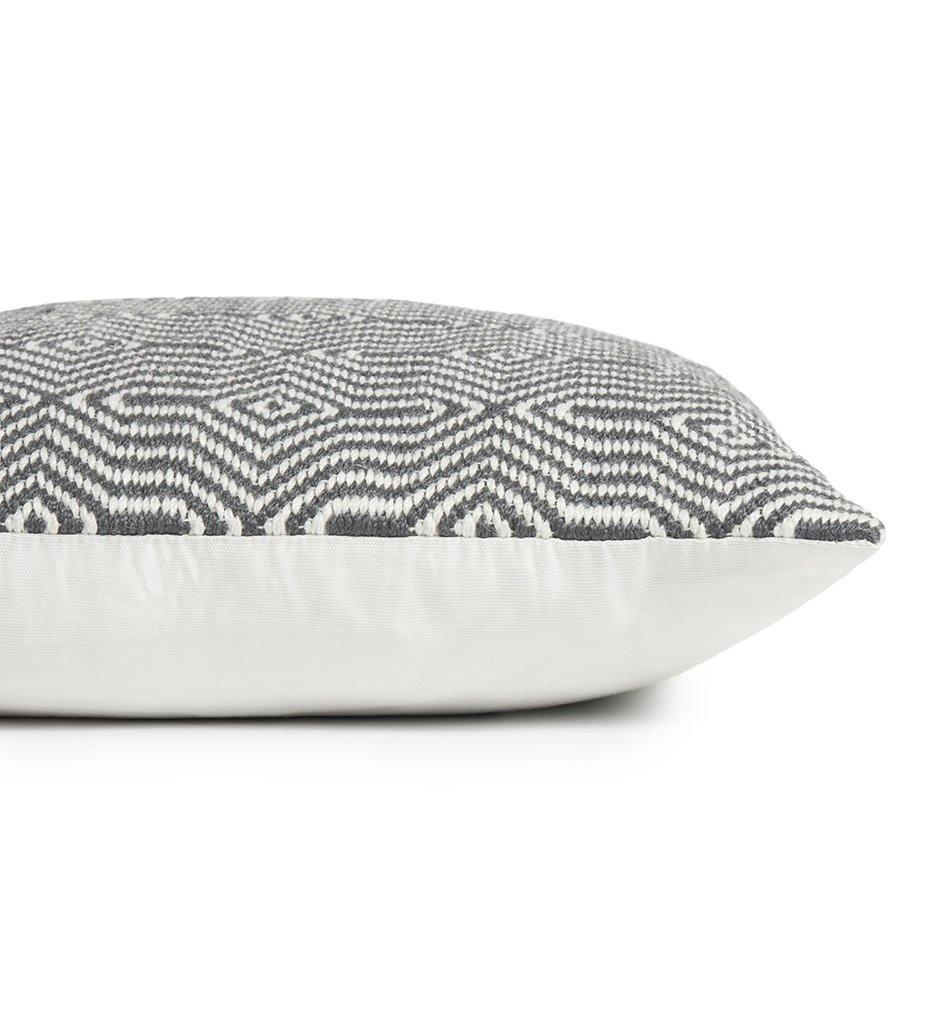 Charcoal & White Indoor/Outdoor Pillow