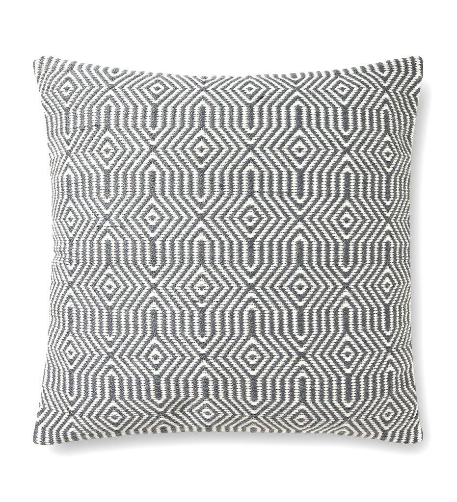 Charcoal &amp; White Indoor/Outdoor Pillow