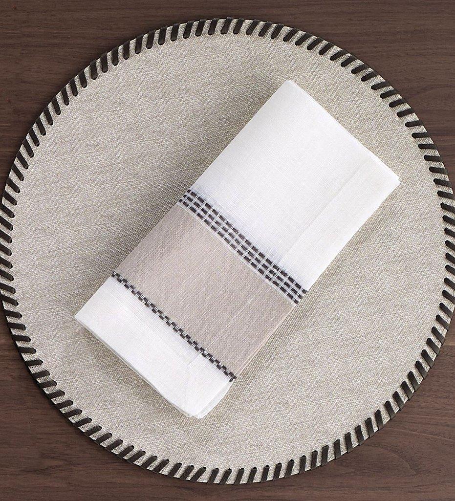lifestyle, Whipstitch Beige Placemat - Set of 4