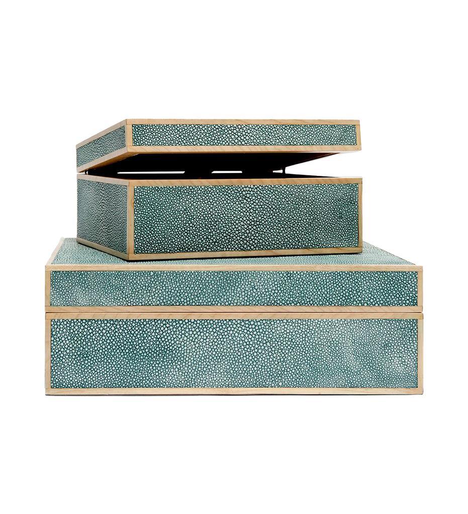 Cooper Box Set of Two - Turquoise