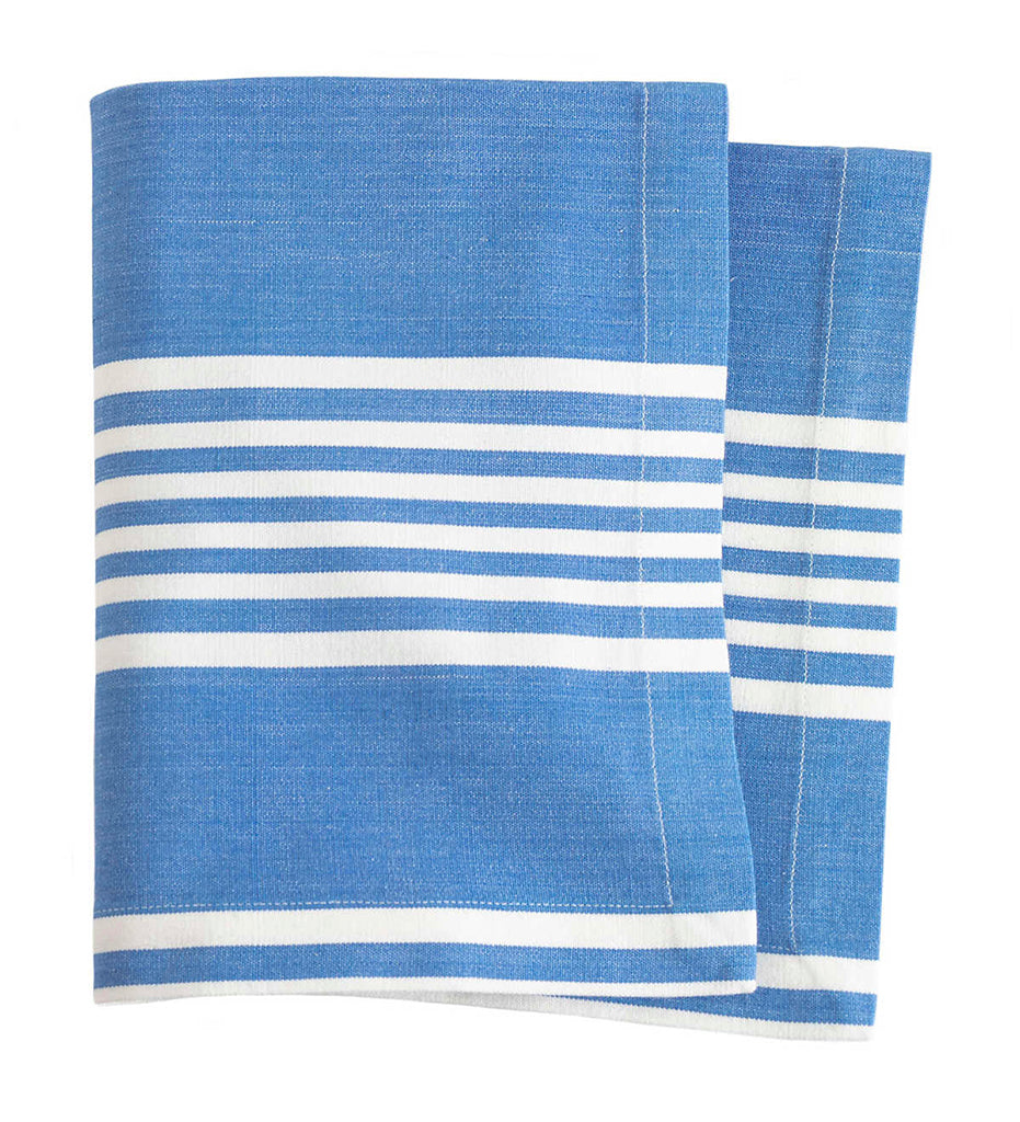 Bistro Stripe Napkin - French Blue - Set of 4