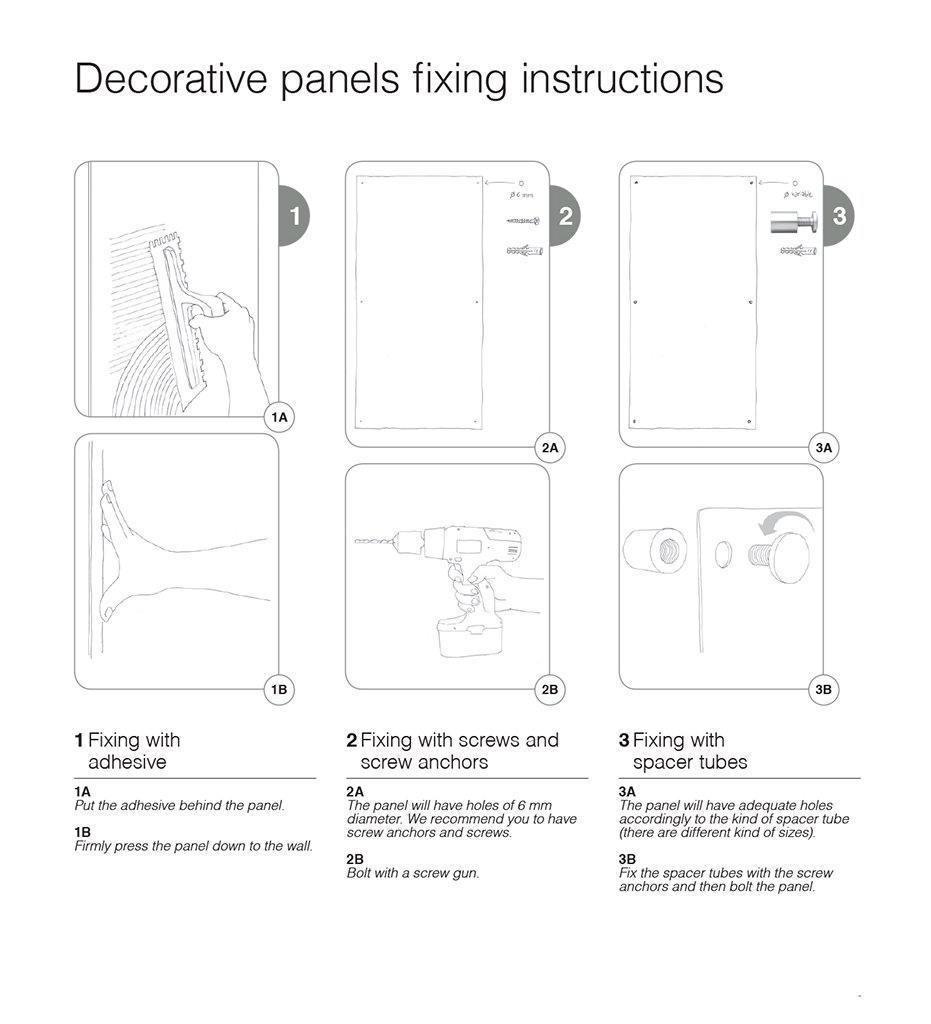 Allred Collaborative-Technografica-Decorative Panels Mounting Instructions