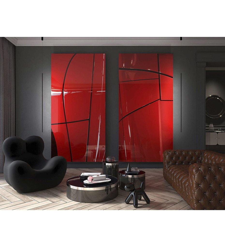 Allred Collaborative-Tecnografica-Stable Decorative Panels  Red 1