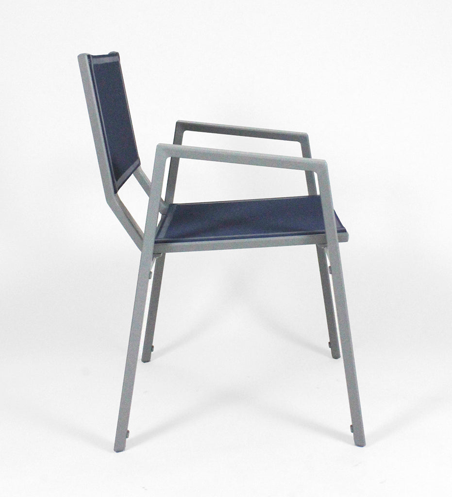 10DEKA Ora Arm Chair - Cloud Grey-Denim