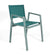10DEKA Ora Arm Chair - Turquoise-Choral