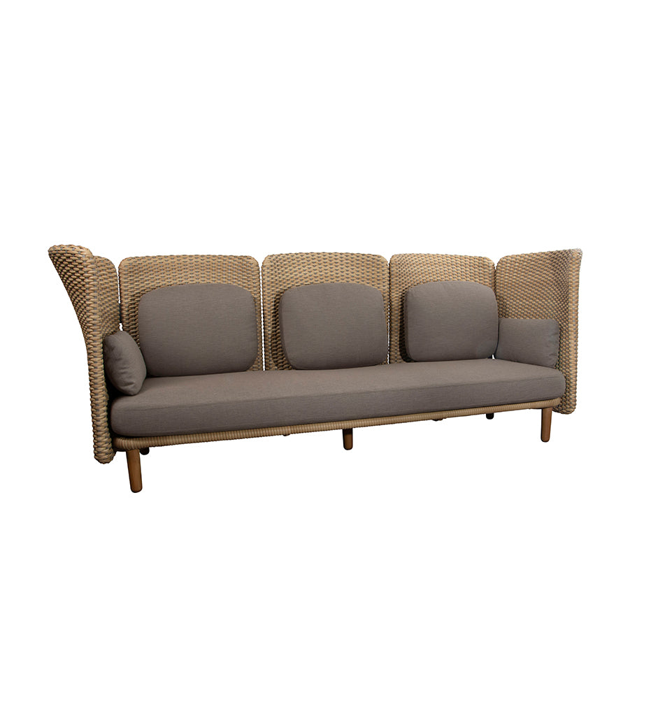 Arch 3-Seater Sofa w/ High Arm-Backrest