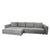 Scale 2-Seater Sofa w/ Double Daybed & Armrests