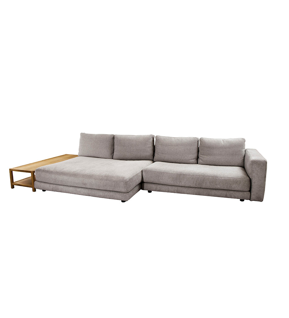 Scale 2-Seater Sofa w/ Double Daybed - Armrest &amp; Table - Left Facing