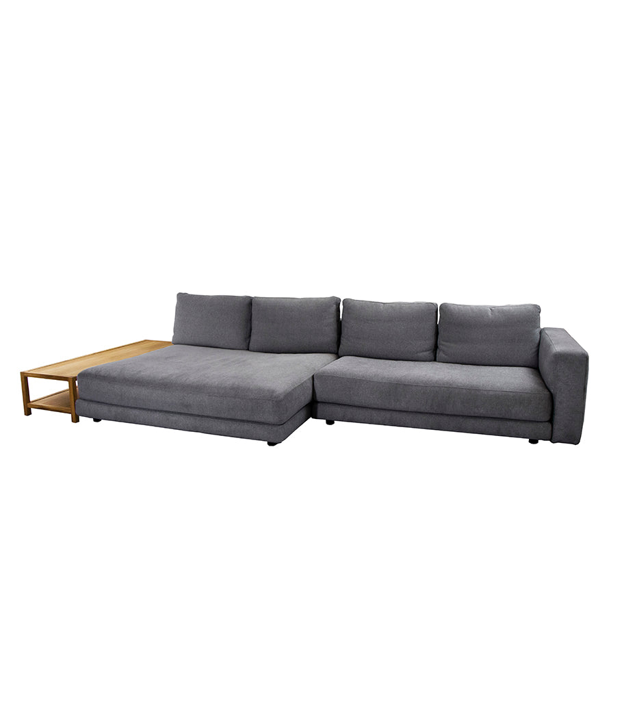 Scale 2-Seater Sofa w/ Double Daybed - Armrest &amp; Table - Left Facing