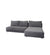 Scale 2-seater Sofa w/ Single Daybed - Left Facing