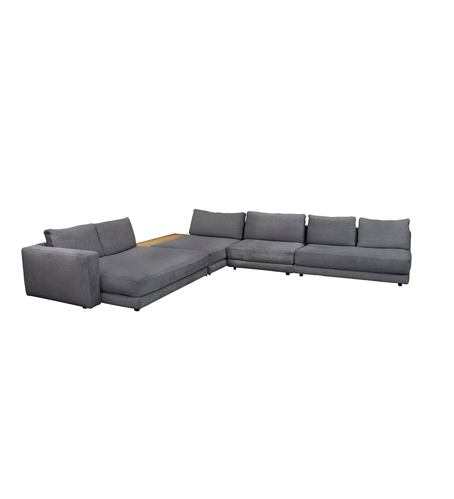 Scale Corner Sofa w/ Table &amp; Armrest