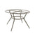 Allred Collaborative - Cane-Line Joy Dining Table - Round,image:Taupe AT # 50202AT