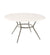 Allred Collaborative - Cane-Line Joy Dining Table - Round - Taupe with Travertine Top