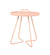 On the Move Outdoor Aluminum Side Table - Small,image:Light Rose ALR # 5065ALR