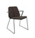 Allred Collaborative - Cane-Line Vision Arm Chair,image:Dark Grey Focus YN145 # 5403YN145