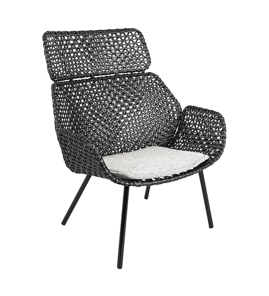 Allred Collaborative - Cane-Line Vibe Highback Chair,image:Light Brown Wove YN116 # 5407YN116