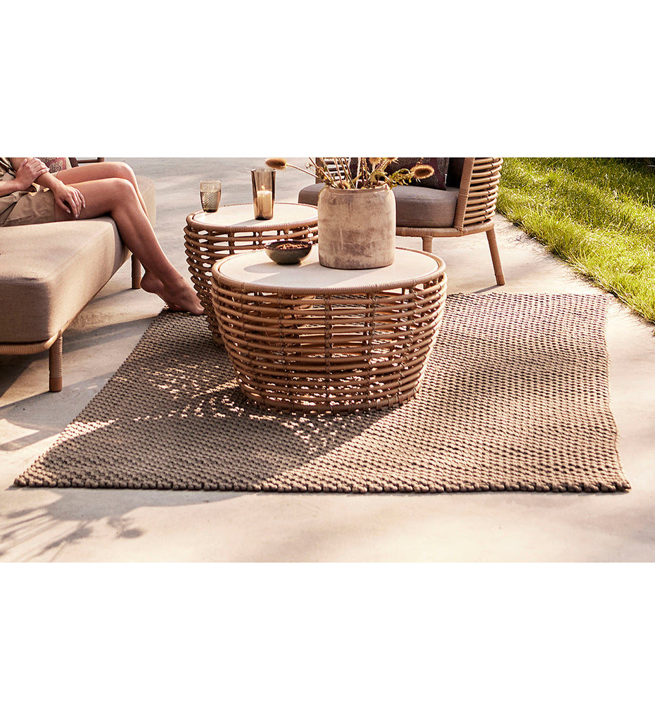 lifestyle, Allred Collaborative - Cane-Line - Sense Outdoor Lounge Chair