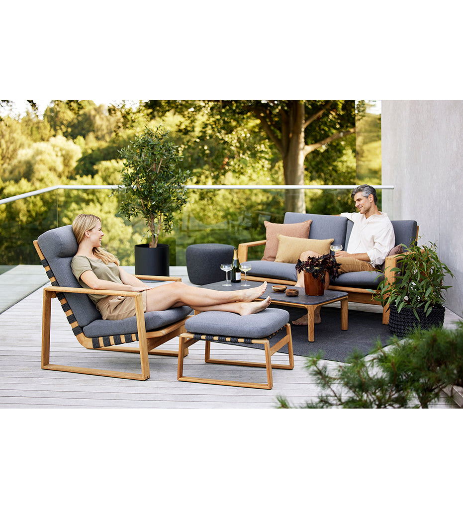 lifestyle, Allred Collaborative - Cane-Line - Endless 2-Seater Sofa
