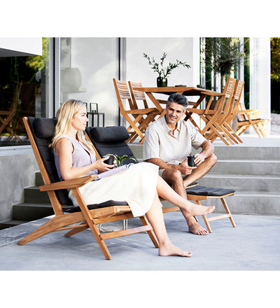 lifestyle, Allred Collaborative - Cane-Line - Flip Deck Chair