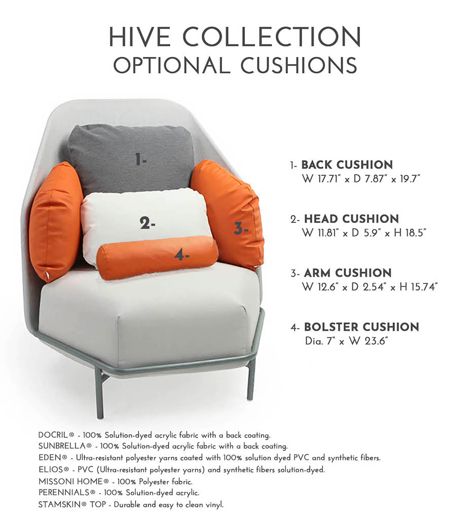 EGO Paris - Hive One Chair - Low Backrest - EM14HOL1
