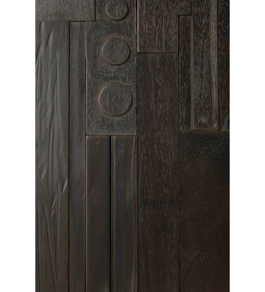 Ethnicraft-Teak Mosaic Sideboard - 2 Doors - Varnished-10072