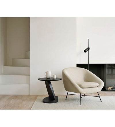 lifestyle, Ethnicraft Teak Barrow Lounge Chair - Off-White 20135