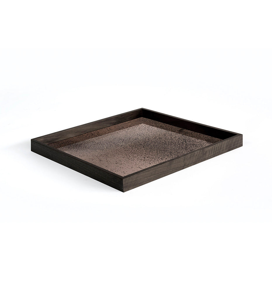 Ethnicraft Bronze Mirror Tray - Square - L - 20562