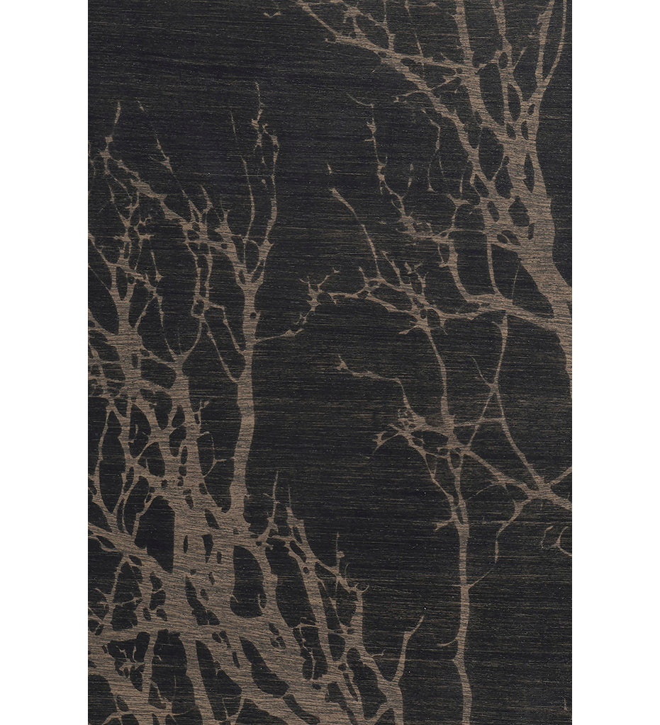 Ethnicraft Black Tree Wooden Tray - Oblong - M - 20563