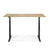 Ethnicraft Oak Bok Adjustable Desk - Black Frame 59218