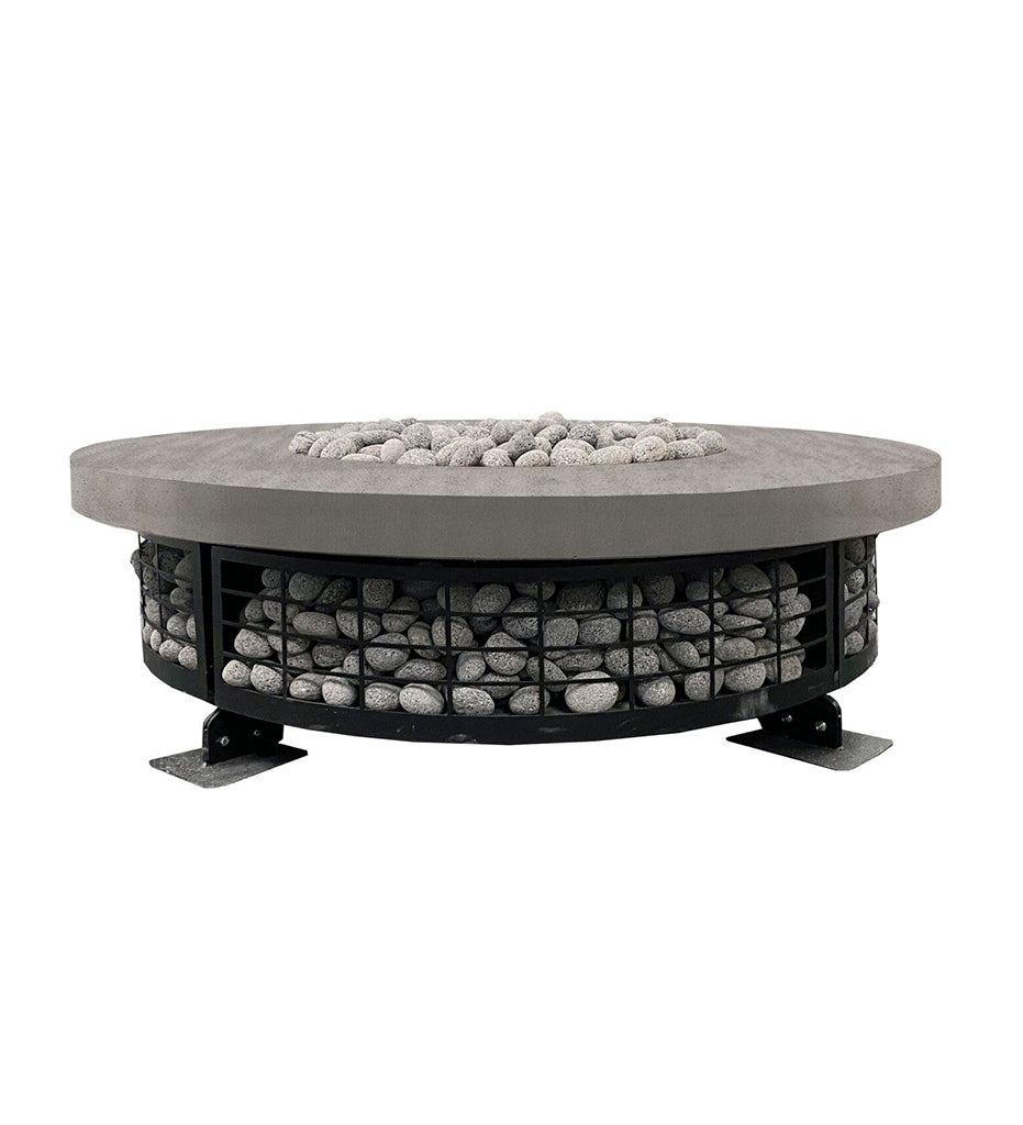 Idylwild Fire Table 54&quot; Pewter
