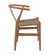 Noir Zola Chair with Rush Seat - Natural AE-14N