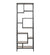 Allred Collaborative - Noir - Haru Bookcase, Large, Black Steel with White Marble - CS151MTB-L