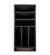 Noir Tubula Bookcase - Ebony Walnut GBCS208EB
