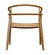 Noir Finley Chair with Rattan - Teak GCHA212T