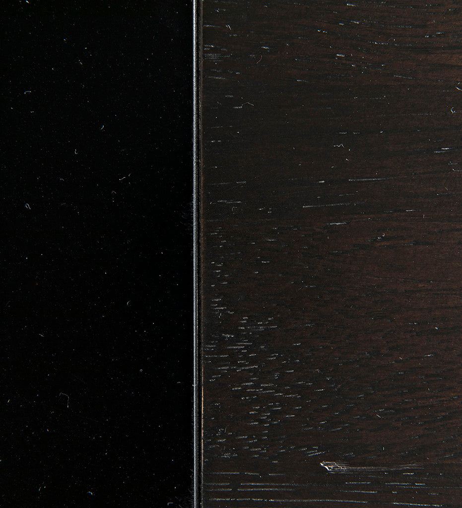 Noir Alvaro Desk - Black Steel with Ebony Walnut GDES179MTB