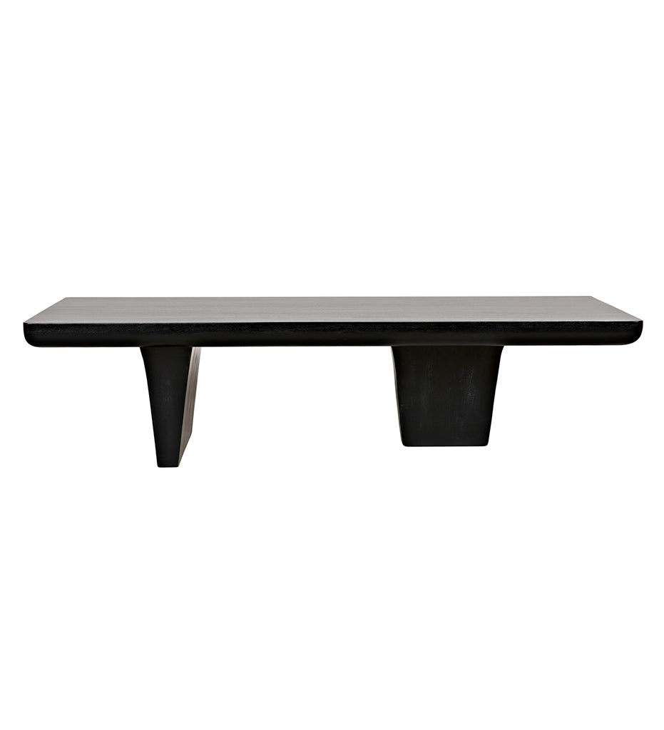 Noir Ward Coffee Table - Hand Rubbed Black GTAB1079HB