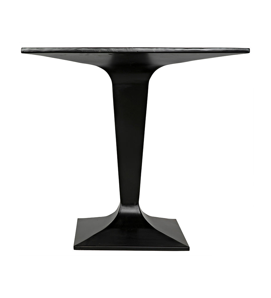 Noir Anoil Bistro Table - Black Steel GTAB525MTB