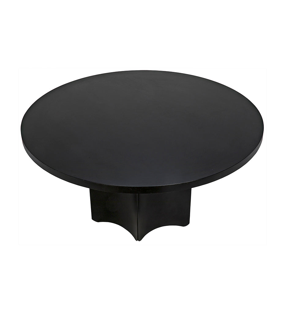 Noir Rome Dining Table - Black Steel GTAB527MTB