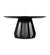 Noir Brosche Dining Table - Hand Rubbed Black GTAB550HB