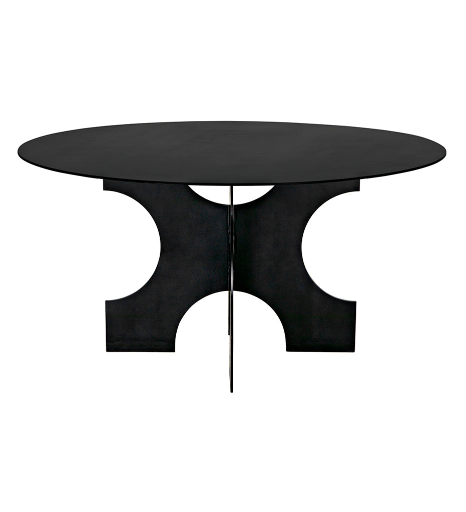 Noir Element Dining Table GTAB568MTB